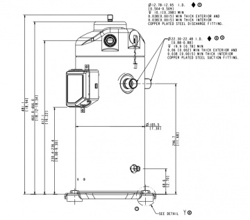 Compresor Copeland Scroll ZRD72-KCE-TFD422